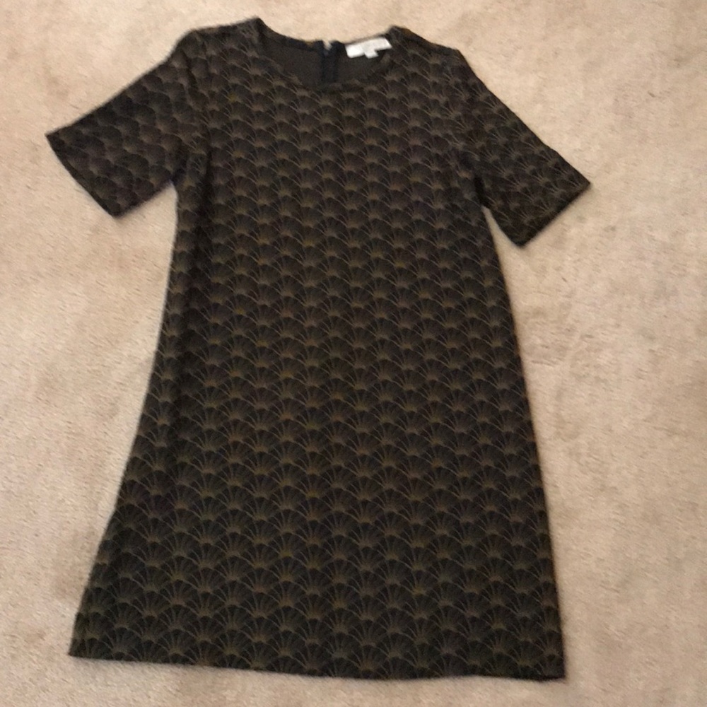 Shift dress! Retro print!